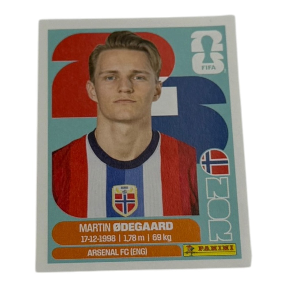 Panini FIFA World Cup 2026 Martin Odegaard Norway Arsenal Sticker NOR 10